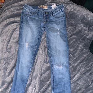 Light Wash Ripped Hollister Jeans